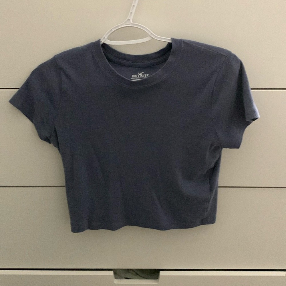 Hollister small baby tee blue